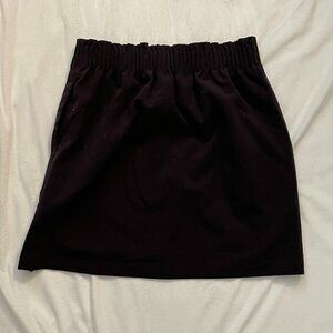 Dark Plum Mini Skirt